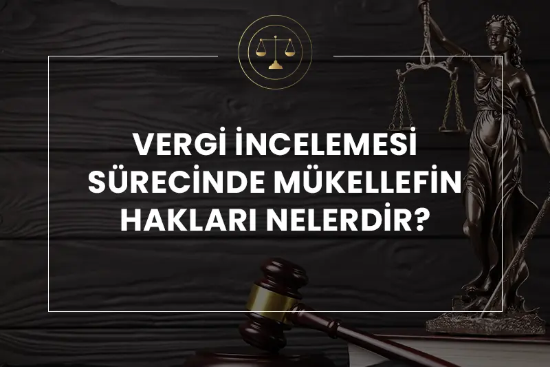 vergi inceleme sürecinde mükellefin hakları nelerdir